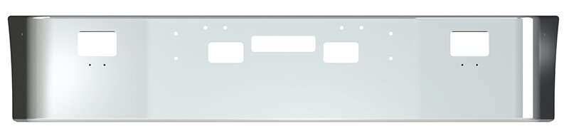 BUMPER FOR FREIGHTLINER FLD112 & FLD120 SETBACK 1989-2006 18" SETBACK AXLE CHROME