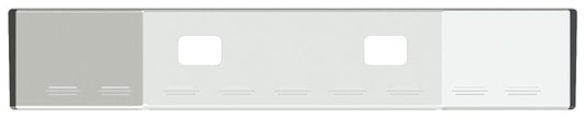 BUMPER FOR FREIGHTLINER FL SERIES MEDIUM DUTY - FL50, FL60, FL70, FL80 1990-2002 16" SETBACK AXLE CHROME AND SLOTTED HOLES FOR 9 HIDDEN LIGHTS