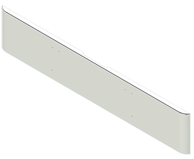 BUMPER FOR FREIGHTLINER CORONADO 122SD SET FORWARD 2010-2022 WITH MOUNTING HOLES ONLY, AND THE TWO OUTER MOUNTING HOLES ARE VERTICALLY ALLIGNED