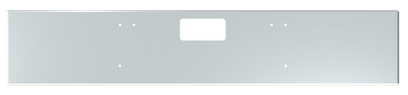 BUMPER FOR FREIGHTLINER CORONADO 122SD SET FORWARD 2010-2022 WITH STEP HOLES, AND THE TWO OUTER MOUNTING HOLES ARE VERTICALLY ALLIGNED