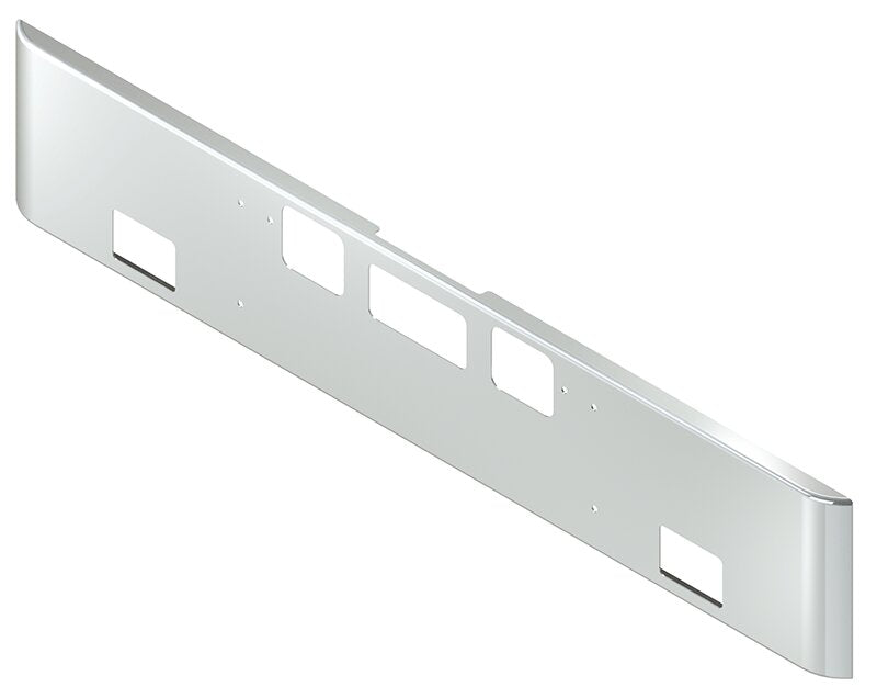 BUMPER FOR FREIGHTLINER CORONADO 122SD SET FORWARD 2010-2022, AND THE TWO OUTER MOUNTING HOLES ARE VERTICALLY ALLIGNED