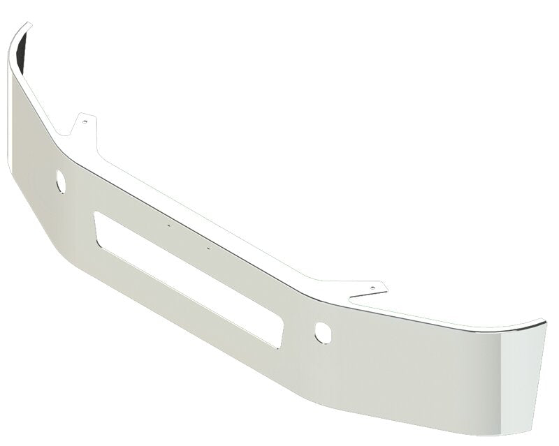 BUMPER FOR FREIGHTLINER M2 112 BUSINESS CLASS 2003-2022 16" SETBACK AXLE CHROME WITH TOW HOLE & VENT HOLES