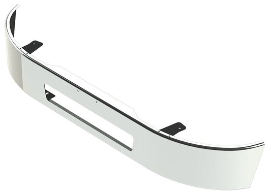 BUMPER FOR FREIGHTLINER M2 106 BUSINESS CLASS 2011-2022 12" TO 14" SETBACK AXLE CHROME WITH VENT HOLES