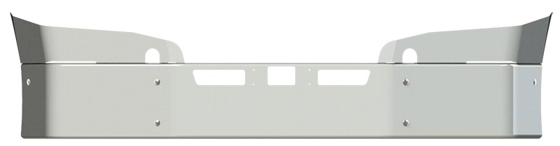 BUMPER FOR FREIGHTLINER CASCADIA P4 - REPLACES PLASTIC BUMPER 2017-2022 WITH TOW HOLE & VENT HOLES