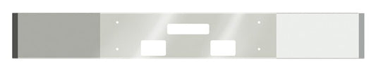 BUMPER FOR FREIGHTLINER FLD 112SD SETBACK AXLE 1989-1996 12" SQUARE HAND FORM CHROME