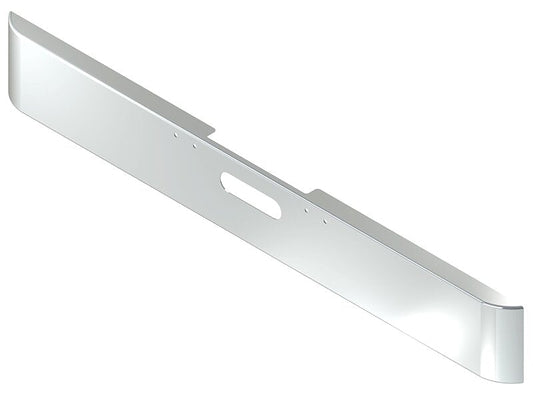 BUMPER FOR FREIGHTLINER FLD CLASSIC 2000-2002 12" SQUARE HAND FORM CHROME WITH TOW HOLE