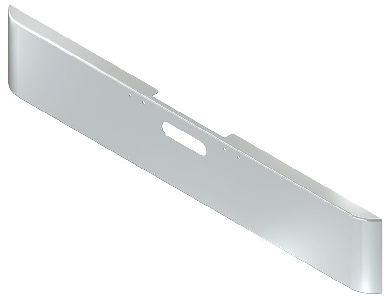 BUMPER FOR FREIGHTLINER FLD CLASSIC 2000-2002 16" SQUARE HAND FORM CHROME WITH TOW HOLE