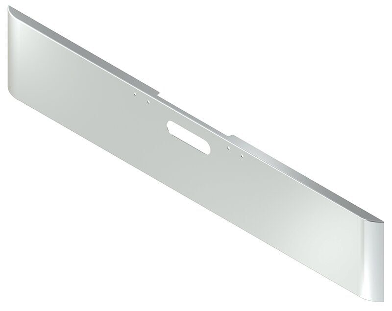 BUMPER FOR FREIGHTLINER FLD CLASSIC 2000-2002 18" SQUARE ROLLED END CHROME WITH TOW HOLE