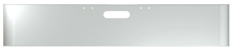 BUMPER FOR FREIGHTLINER FLD CLASSIC 2000-2002 18" SQUARE ROLLED END CHROME WITH TOW HOLE