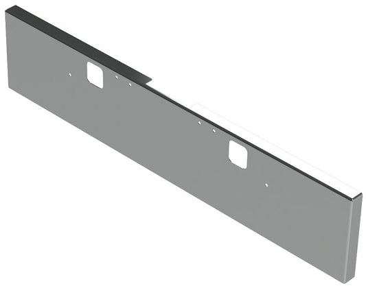 BUMPER FOR FREIGHTLINER FLD CLASSIC 2002-2007 20" BOXED END CHROME WITH STEP HOLES
