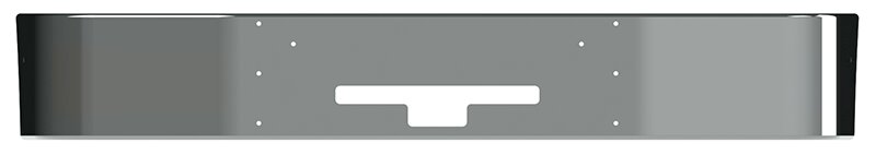 BUMPER FOR FREIGHTLINER COLUMBIA 1999-2007 & CENTURY 2005-2007 12" TO 14" SETBACK AXLE CHROME WITH VENT HOLES