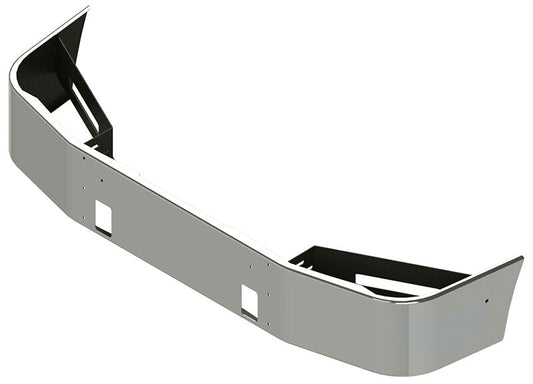 BUMPER FOR FREIGHTLINER COLUMBIA 1999-2007 & CENTURY 2005-2007 12" TO 14" SETBACK AXLE CHROME WITH TOW HOLE