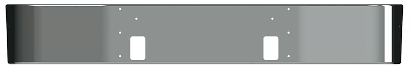 BUMPER FOR FREIGHTLINER COLUMBIA 1999-2007 & CENTURY 2005-2007 12" TO 14" SETBACK AXLE CHROME WITH TOW HOLE