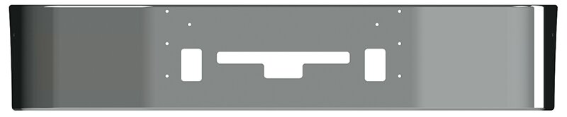 BUMPER FOR FREIGHTLINER COLUMBIA 1999-2007 & CENTURY 2005-2007 18" SETBACK AXLE CHROME WITH TOW HOLE & VENT HOLES