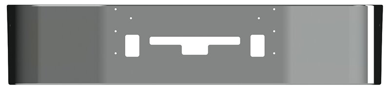 BUMPER FOR FREIGHTLINER COLUMBIA 1999-2007 & CENTURY 2005-2007 20" SETBACK AXLE STAINLESS STEEL WITH TOW HOLE & VENT HOLES