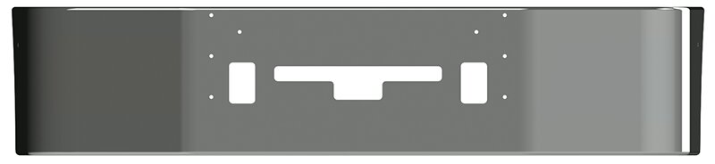 BUMPER FOR FREIGHTLINER COLUMBIA 1999-2007 & CENTURY 2005-2007 20" SETBACK AXLE CHROME WITH TOW HOLE & VENT HOLES