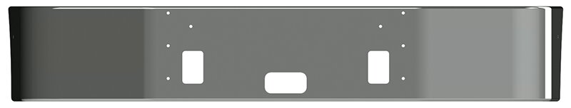 BUMPER FOR FREIGHTLINER COLUMBIA 1999-2007 & CENTURY 2005-2007 16" SETBACK AXLE CHROME