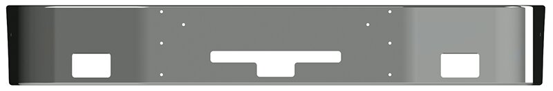 BUMPER FOR FREIGHTLINER COLUMBIA 1999-2007 & CENTURY 2005-2007 12" TO 14" SETBACK AXLE CHROME