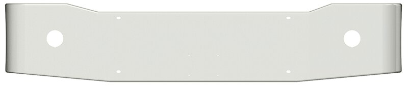BUMPER FOR FREIGHTLINER CORONADO 2002-2009 WITH ROUND FOG LIGHT HOLES