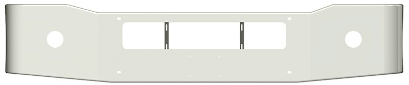 BUMPER FOR FREIGHTLINER CORONADO 2002-2009 WITH ROUND FOG LIGHT HOLES & VENT HOLES