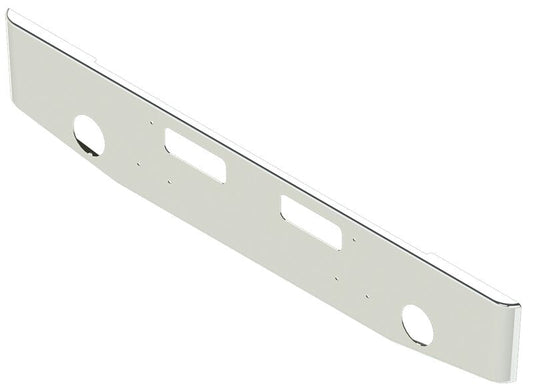 BUMPER FOR GMC BRIGADIER HIGH CAB 1978-1988 16" TAPER ROLLED END CHROME WITH ROUND FOG LIGHT HOLES & VENT HOLES