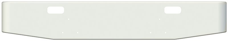 BUMPER FOR GMC ASTRO 1982-1987 16" TAPER ROLLED END CHROME WITH TOW HOLE