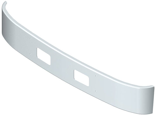 BUMPER FOR CHEVY & GMC TOPKICK, KODIAK 1990-2003 14" WRAP AROUND "FACTORY STYLE" CHROME WITH VENT HOLES