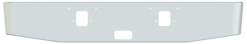 BUMPER FOR IHC 4200, 4300 1977-1990 16" TAPER ROLLED END CHROME