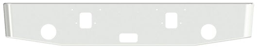 BUMPER FOR IHC 4200, 4300 1977-1990 16" TAPER ROLLED END CHROME AND LICENSE PLATE HOLES