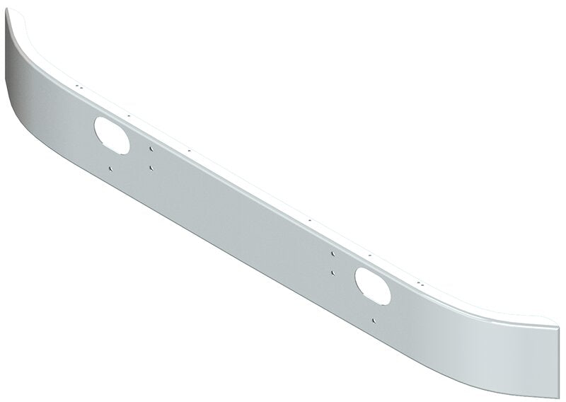 BUMPER FOR IHC 2200S, 2500S 1977-1990 10" WRAP AROUND "FACTORY STYLE" CHROME WITH TOW HOLE