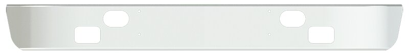 BUMPER FOR IHC 1700S, 1800S, 1900S 1977-1990 10" WRAP AROUND "FACTORY STYLE" CHROME