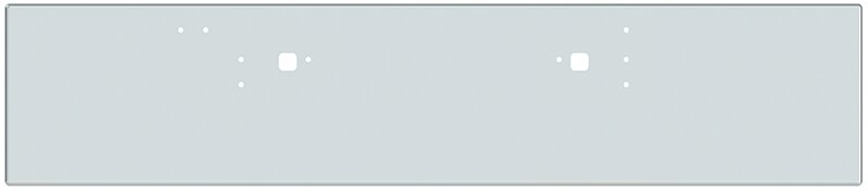 BUMPER FOR IHC 9300, 9370 CONVENTIONAL, 9670 CABOVER 1983-1996 20" BOXED END CHROME WITH TOW HOLE