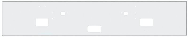 BUMPER FOR IHC 9300, 9370 CONVENTIONAL, 9670 CABOVER 1983-1996 18" BOXED END CHROME