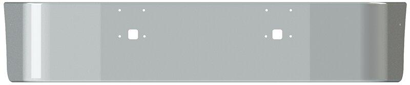 BUMPER FOR IHC 9400 SETBACK AXLE 1990-1996 20" SETBACK AXLE STAINLESS STEEL WITH TOW HOLE