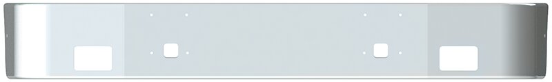 BUMPER FOR IHC 9400 SETBACK AXLE 1990-1996 12" TO 14" SETBACK AXLE CHROME
