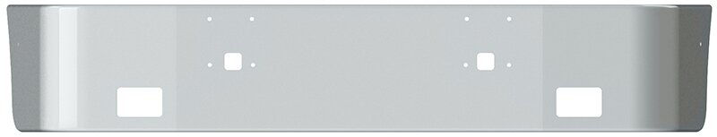 BUMPER FOR IHC 9400 SETBACK AXLE 1990-1996 18" SETBACK AXLE CHROME