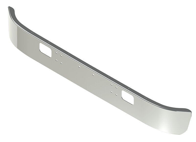 BUMPER FOR IHC 4000 SERIES, 7000 SERIES, 8000 SERIES 1990-2004 10" WRAP AROUND "FACTORY STYLE" CHROME WITH TOW HOLE