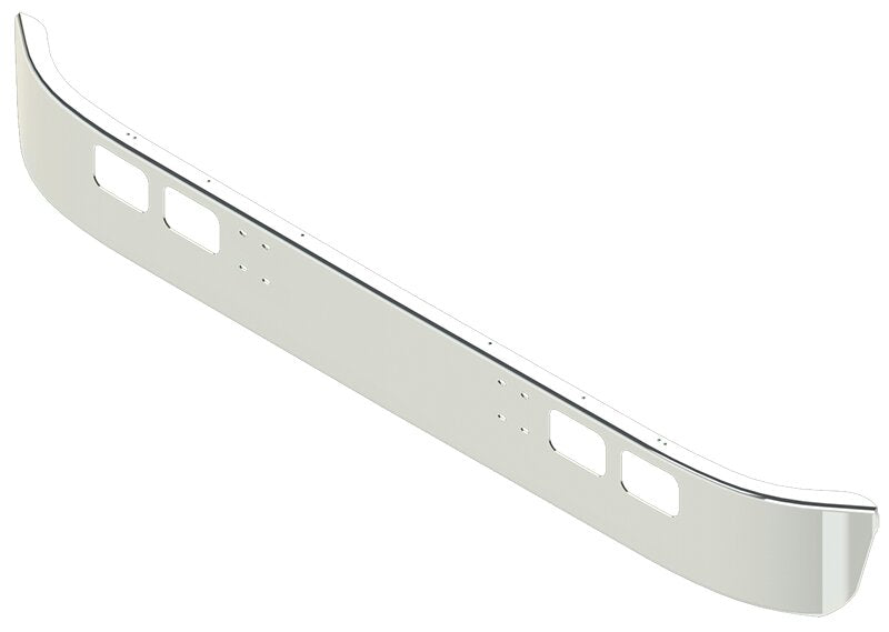 BUMPER FOR IHC 4000 SERIES, 7000 SERIES, 8000 SERIES 1990-2004 10" WRAP AROUND "FACTORY STYLE" CHROME