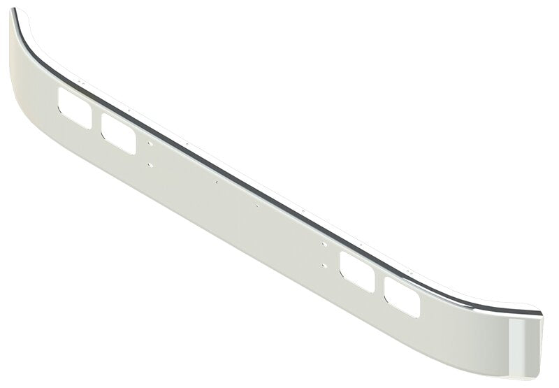 BUMPER FOR IHC 4000 SERIES, 7000 SERIES, 8000 SERIES 1990-2004 10" WRAP AROUND "FACTORY STYLE" CHROME