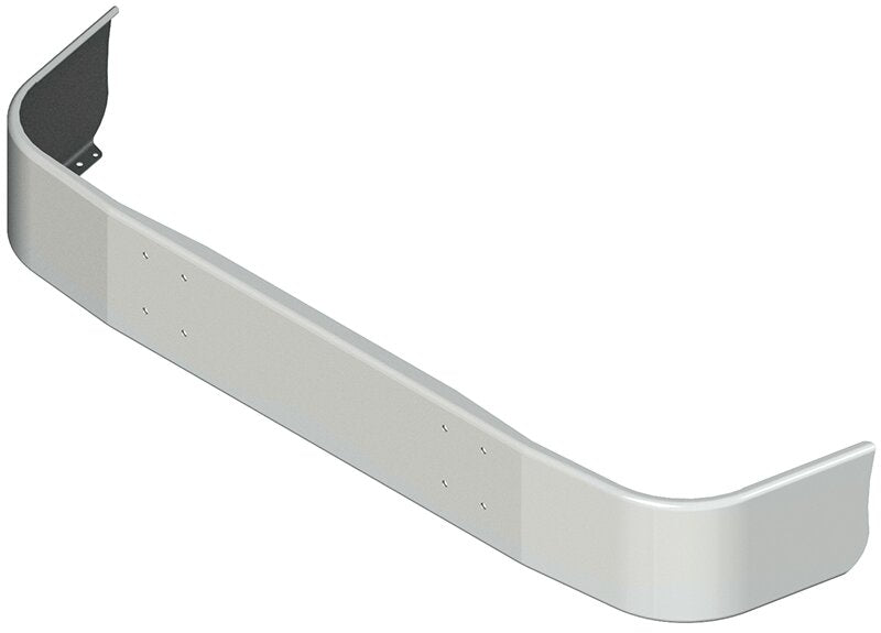 BUMPER FOR IHC 9100, 9200, 9400 SETBACK AXLE 1997-2007 12" TO 14" SETBACK AXLE CHROME WITH MOUNTING HOLES ONLY