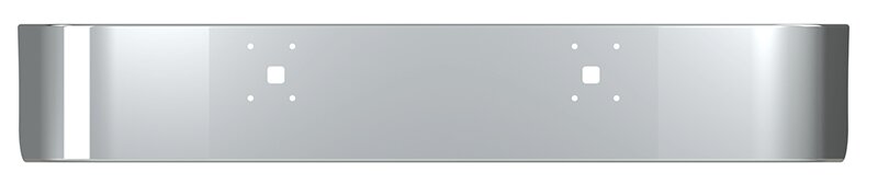 BUMPER FOR IHC 9100, 9200, 9400 SETBACK AXLE 1997-2007 16" SETBACK AXLE CHROME WITH TOW HOLE