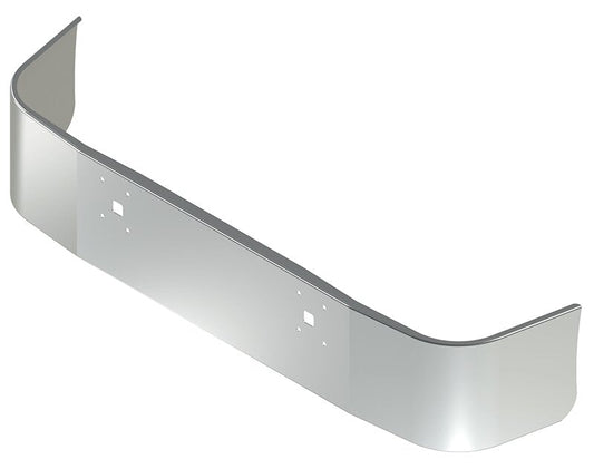 BUMPER FOR IHC 9100, 9200, 9400 SETBACK AXLE 1997-2007 18" SETBACK AXLE CHROME WITH TOW HOLE