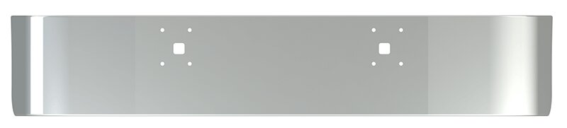 BUMPER FOR IHC 9100, 9200, 9400 SETBACK AXLE 1997-2007 18" SETBACK AXLE CHROME WITH TOW HOLE