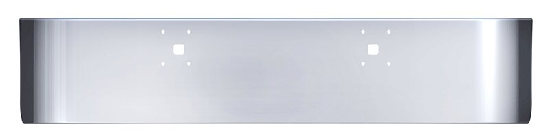 BUMPER FOR IHC 9100, 9200, 9400 SETBACK AXLE 1997-2007 20" SETBACK AXLE CHROME WITH TOW HOLE