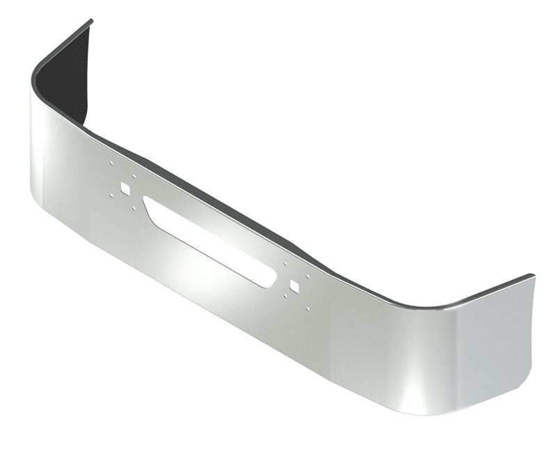 BUMPER FOR IHC 9100, 9200, 9400 SETBACK AXLE 1997-2007 20" SETBACK AXLE STAINLESS STEEL WITH TOW HOLE & VENT HOLES