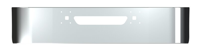 BUMPER FOR IHC 9100, 9200, 9400 SETBACK AXLE 1997-2007 20" SETBACK AXLE STAINLESS STEEL WITH TOW HOLE & VENT HOLES