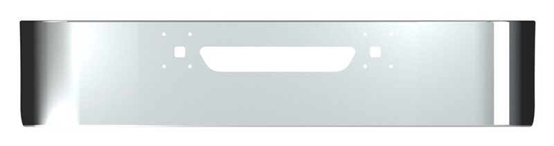 BUMPER FOR IHC 9100, 9200, 9400 SETBACK AXLE 1997-2007 20" SETBACK AXLE CHROME WITH TOW HOLE & VENT HOLES