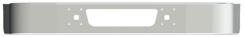 BUMPER FOR IHC 9100, 9200, 9400 SETBACK AXLE 1997-2007 12" TO 14" SETBACK AXLE CHROME