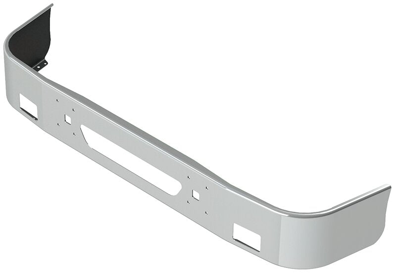 BUMPER FOR IHC 9100, 9200, 9400 SETBACK AXLE 1997-2007 12" TO 14" SETBACK AXLE CHROME