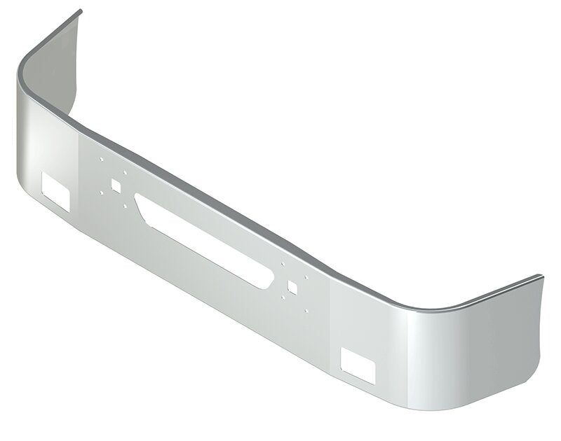 BUMPER FOR IHC 9100, 9200, 9400 SETBACK AXLE 1997-2007 18" SETBACK AXLE CHROME